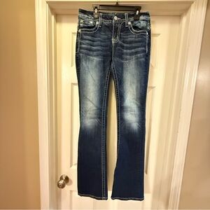 Miss Me Dark Blue Boot Cut Jeans